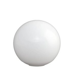 Pallokupu Ø140mm kiiltävä valkoinen aukko 45mm