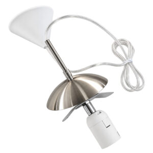 Valaisinkaluste pallokuvulle 150 mm metalli